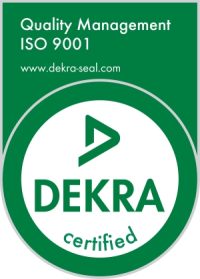 DEKRA ISO 9001 -laatusertifikaatin vihreä logo